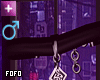 M gothic cross choker