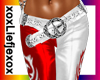 [L] Red White skinny