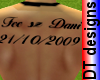 Fee sz Dani back tattoo