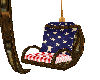 American Flag Swing Set