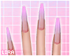 Pastel Lilac Ombre Nails