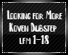 Looking for more - koven