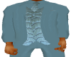 LITE BLU GATOR SUIT TOP