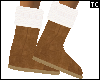 0; Fuzzy Boots - Chestnu