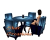 Blue Chat Table