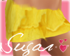 Yellow Ruffle Skirt