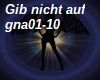 Gib nicht auf