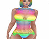 pride lace bodysuit