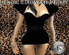 *K*Black Cheetah Dress