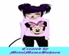 girls Minnie hoodie