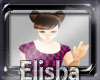 Elisha LiL Girl Buns Bwn