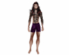 Muscled Swim Purple
