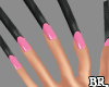 Naly Nails Pink Black