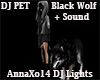 DJ Body Pet Black Wolf