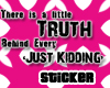 [.M.] Truth Sticker