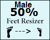 Feet Scaler 50% Male