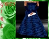 Pretty Blue Ruffles gown