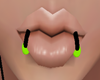green pierc lip
