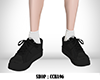 Black Student  Shoes