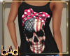 Rocker USA Skull