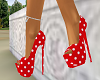 vintage polka dot heels