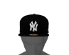 Black Fitted NY Cap