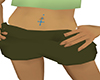 Blue Cross Belly Pierce