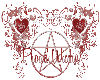 Blood Red Wiccan Sticker