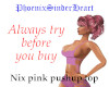 Nix pink pushup top