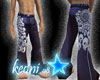 keo pant skull embroid