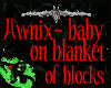 Awnix on blanket