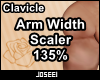Arm Width Scaler 135%