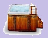 Wood Hot  Tub with Poses