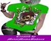 Weed smoking skull