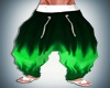 Pants green fire -homme