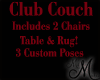 MM~ Classic Club Couch