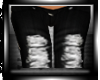 !  Blk Skinny Rips Jeans