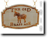 Brass  Pub Sign