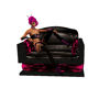 Pink Blast Cuddle Chair