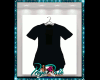 *D* Black Open Shirt