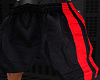 baggy Red bball shorts