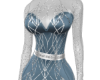 Blue Lattice Gown