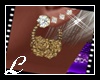 ♥L♥XR Gold Earrings