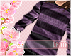 Sweater Purple / black