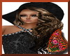 Black Hat Mixed Brown