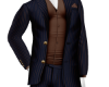 Brown & Blue Suit