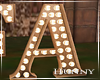 H. Fall Marquee Letter A