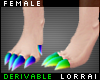 lmL Scaly Feet F