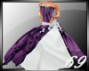 Purple wedding dress