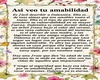 *S*Asi veo tu amabilidad